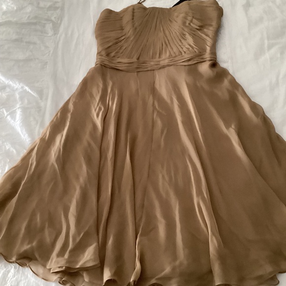 Ralph Lauren Black Label new with tags strapless a line silk size8/10 dress